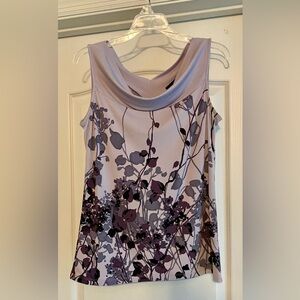 The Limited Floral Tank Top - Lavender